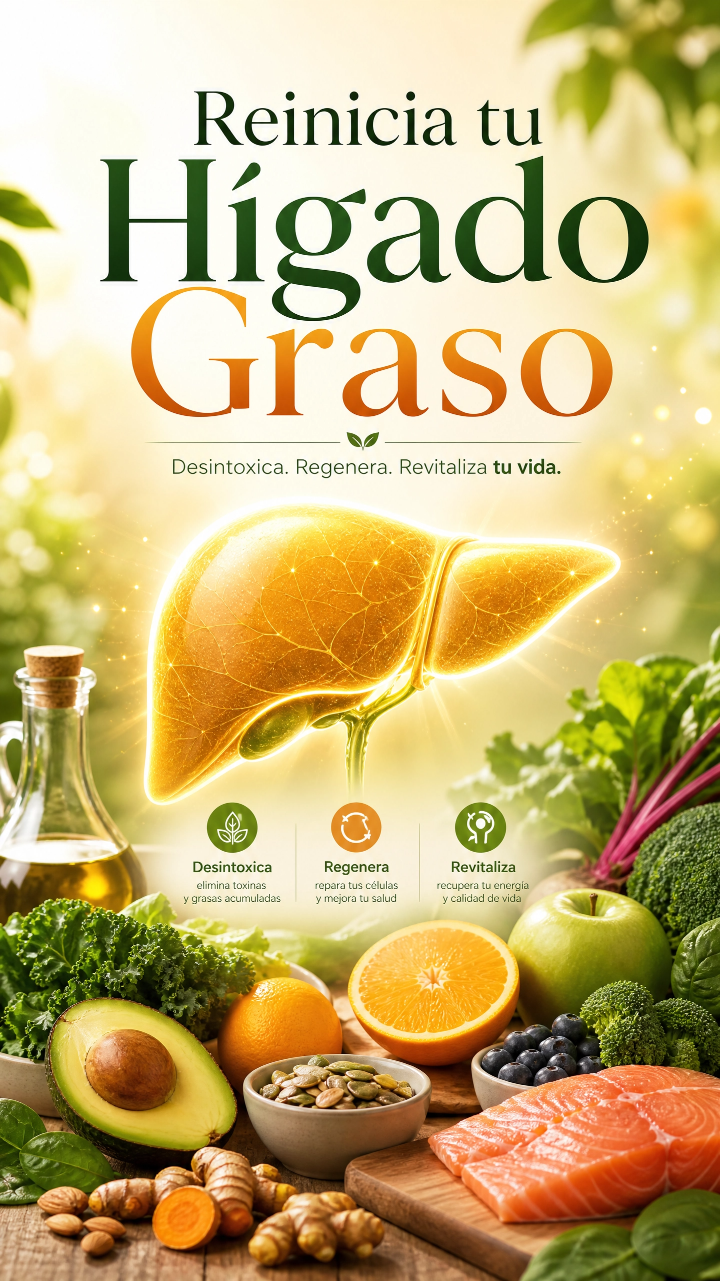 Reinicia Tu Hígado: El Método Natural para Recuperar Tu Bienestar + 3 Bonos Exclusivos
